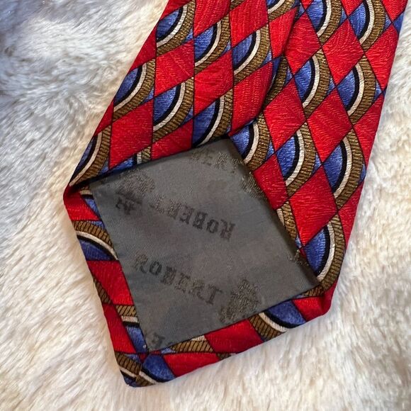 ROBERT TALBOTT - NORDSTROM Hand Sewn Imported Silk Tie Men's -Made in USA - 50x3 - Picture 5 of 8